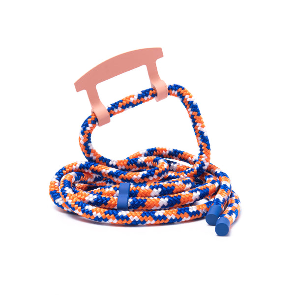 Помаранчево-синій шнурок